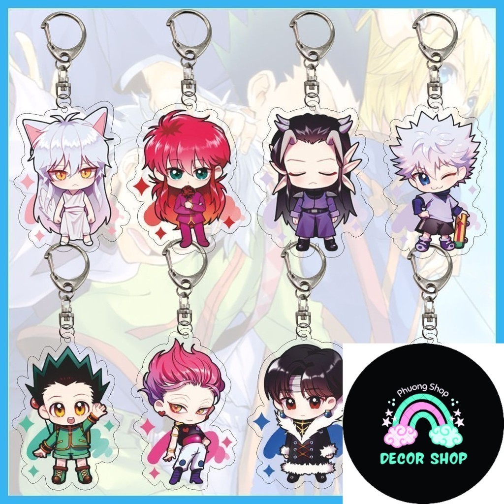 Móc khóa Acrylic HUNTER x HUNTER GON · FREECSS Killua Zoldyck Kurapika Hisoka HUNTER Toàn thời gian 