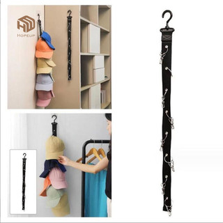 HOPEUP Mũ Bóng Chày Móc Treo Người Tổ Chức Với 8 Kẹp Mạnh Chống Trơn Trượt Xoay Tủ Quần Áo Cửa Sau Treo Tường Mũ Bảo Quản Hiển Thị Móc Giá Đỡ