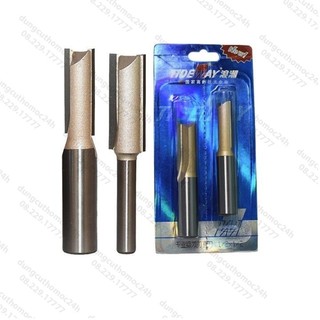 Mũi soi gỗ - mũi phay gỗ thẳng CNC lấy nền mũi soi TIDEWAY cốt 6mm và 12mm MST-TW-0102 