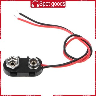 Đầu nối kẹp pin GOD PP3 9V I Loại dây đóng hộp dẫn 150mm Đen Đỏ