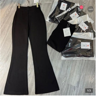  Quần Tây Ống Loe  Chất Umi Hàn - Cạp Cao -Dáng Dài Tôn Dáng Công Sở Đi Học _ Shop 7 