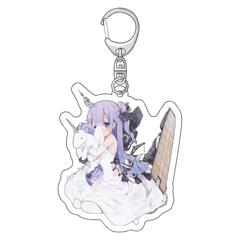 Azur Lane Azur Lane Azur Lane Acrylic Móc Khóa Anime Lưu Niệm
