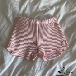 Ldd-nữ lounge quần short co giãn eo thấp hoa slim fit mùa hè pyjama quần short đồ ngủ