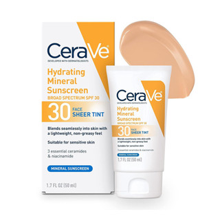 Kem chống nắng CeraVe Kem chống nắng mặt màu UV Protection SPF30 50ml