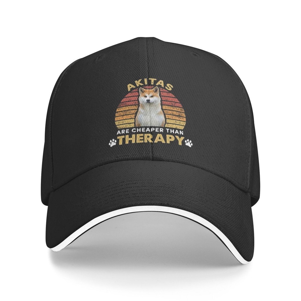 Akita Inu Are Than Therapy Mũ bóng chày mát mẻ tùy chỉnh