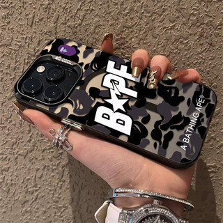 ốp iphone 11/12/13/14/15 Pro Max A bathing ape chống sốc cứng Case For ốp lưng iphone 11,12,13,14,15,11PM,12PM,13PM,14PM,15PM,X/Xs, XR,7 +,8Plus