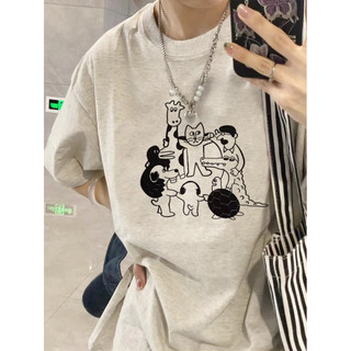 XUANMO Local brand áo thun phông form rộng 100% cotton BIG SIZE Áo Thun Nữ Tay Ngắn Mùa Hè 2024 Phong Cách Mỹ Rời Nửa Tay Thiết Kế Niche Top