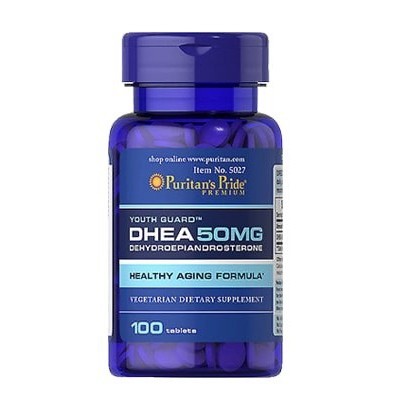 Puritan’s Pride Dhea 50mg 100 Viên, Tăng Nội Tiết Tố