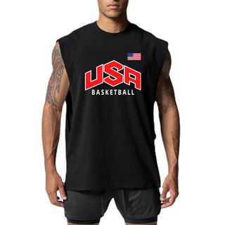 Lưới Thoáng Khí Nhanh Khô Không Tay Rời Tập Gym Thể Hình Xe Tăng Áo Nam Thể Dục Thường Ngày Mùa Hè Thoáng Mát Ẩm Quần Áo