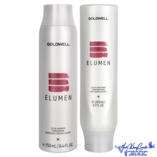 Cặp dầu gội xả Goldwell Elumen Wash Treat dành cho tóc nhuộm màu 250ml/200ml (New) - MK