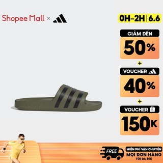  adidas Bơi lội Dép quai ngang Adilette Aqua Unisex màu xanh lá HP9392