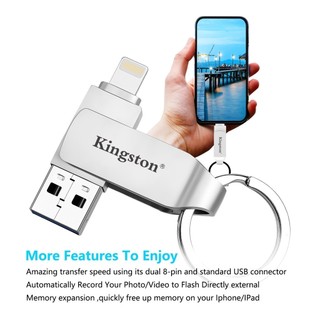 Ổ đĩa Flash Usb 1TB 2 trong 1 Kim loại Otg Pendrive Khe cắm kép U Đĩa cho iPhone Thiết bị lưu trữ bên ngoài