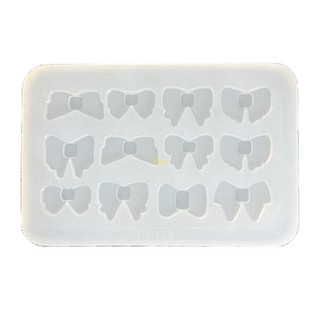 Flgo Nơ Khuôn Silicon DIY Trang Sức Tìm Phụ Kiện Khuôn Nhựa Dính Khuôn Móc Khóa Mặt Dây Chuyền Khuôn DIY Enthus