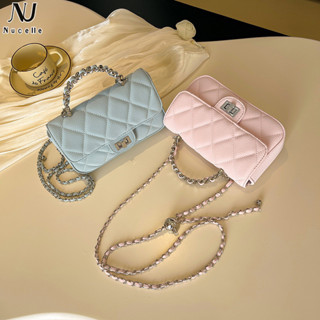 Nucelle Dây chuyền kim cương phong cách mới cao cấp phong cách một vai nhỏ túi vuông thông thường đa năng hợp thời trang túi xách
