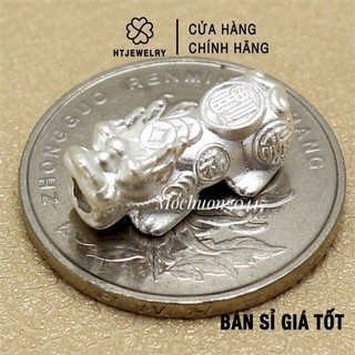 Charm bạc htjewelry tỳ hưu tài lộc lưng cõng kim tiền ph195