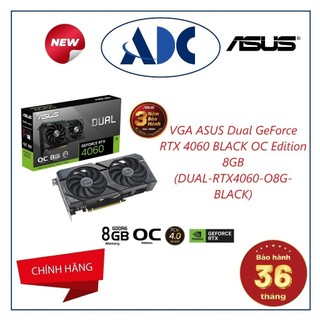 Vga asus dual geforce rtx 4060 black oc edition 8gb