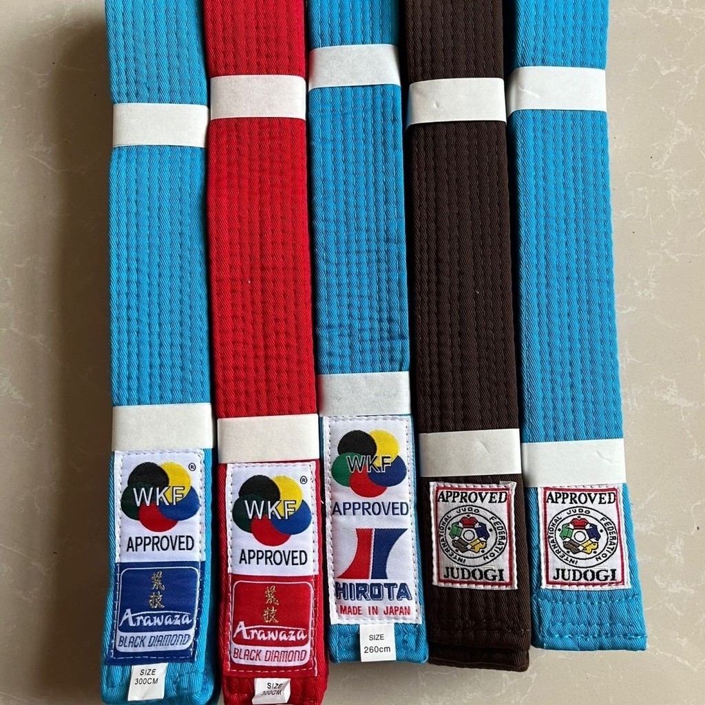 Đai đặc biệt Karate Taekwondo 2.4m-3.0m Đen Xanh Đỏ Tùy chọn