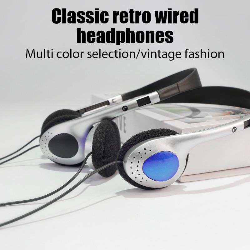 WSS Thời Trang Vintage Retro Cổ Điển Tai Nghe 80s Cho CD MD Walkman MP3 Shoog Pose Mẫu Tai Nghe Cho Mới