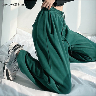 Tianleyu Young Subtle 12 Màu Phong Cách Châu Âu Mỹ Đường Phố Màu Trơn Trượt Cao Phồng Ren Quần Có Thể Tháo Rời Om Over Look - Cổ Quarter Sport All Match Drape Retro Time Pants Nữ