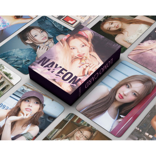 55pcs TWICE NAYEON Lomo cards NA the 2nd mini album With Youth Photocards MISAMO Jeongyeon Momo Sana Jihyo Mina Dahyun Chaeyoung Tzuyu Postcards