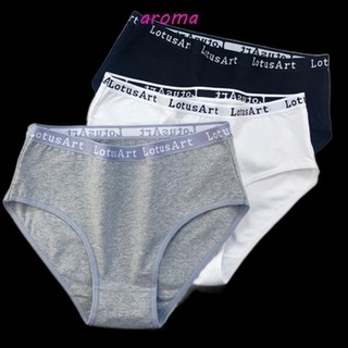 Quần Lót Nữ AROMA, Quần Đùi Liền Mạch Đáy Cotton Đơn Giản, Quần Lót Giữa Eo Co Giãn Thoải Mái Cô Gái