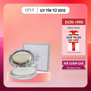 Phấn phủ mịn kiềm dầu da GEO Sempre Happy & Please Pact bền làu lâu trôi 22g Hàn Quốc chính hãng