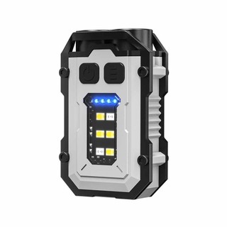 NEW Magnetic COB LED Keychain Light Flashlight USB Rechargeable Torch Work Lamp