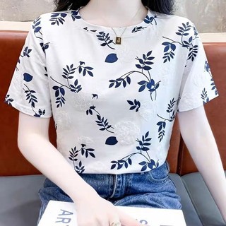 Áo thun nữ tay ngắn dáng rộng mùa hè