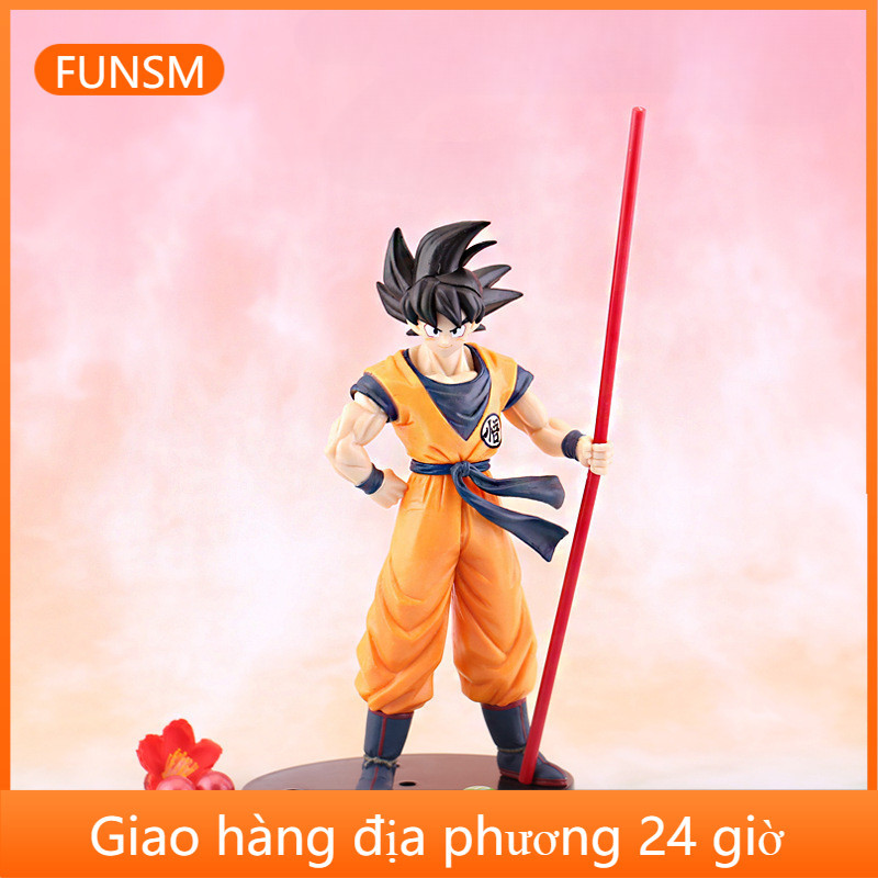 💥 Vận chuyển từ TP💥21cm DRAGON BALL Son Goku Cosplay Saiyan Anime Hình COD stock Nhân Vật Hành Động 