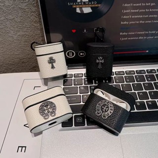 Ốp Da Cho Apple Airpods 1 2 3 4Rd Pro 2 3D Kim Loại Đinh Tán Thiết Kế Vỏ Họa Tiết Lichee Cho Airpods Pro 2 Tai Nghe Không Dây Hộp Sạc Bluetooth Hộp Bảo Quản Có Móc