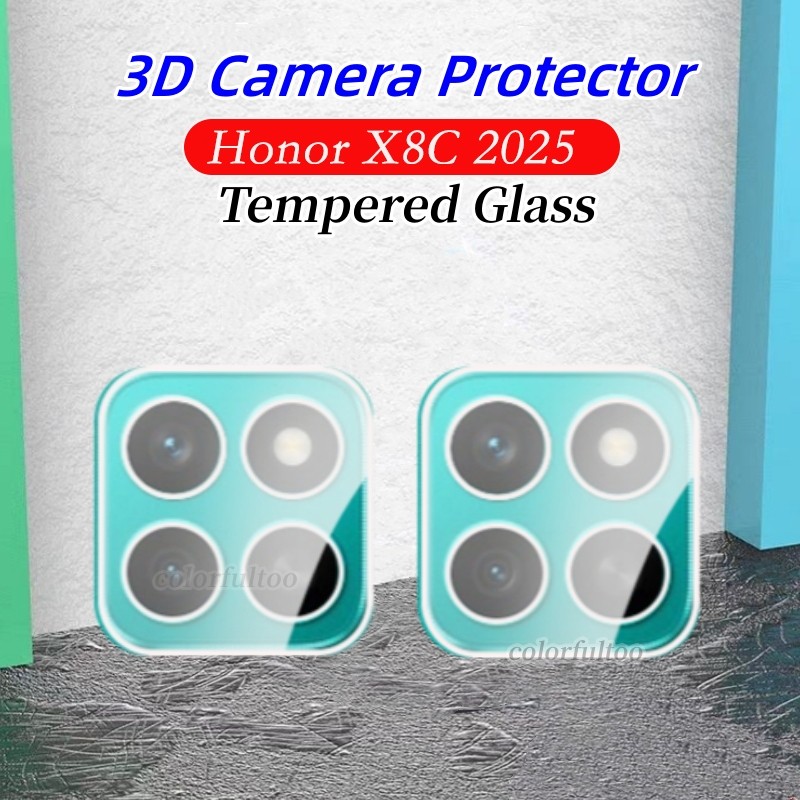 Phim Bảo Vệ Camera Honor X8C Cho Honor X6C X8C X7C X 7C HonorX7C/X8C 4G 5G 3D Cong HD Full Cover Cam