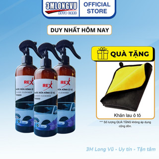 Chai xịt rửa kính ô tô REX RX6600 500ml Làm sạch vệ sinh và bảo dưỡng kính xe hơi