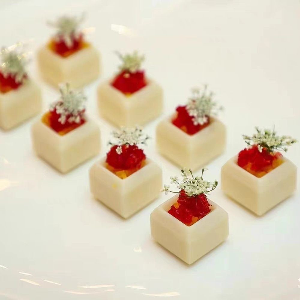 Foie Gras Bump Mold Mousse Chocolate Baking 28 Khuôn Silicon Bump Rubik Nhỏ