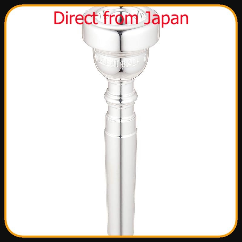 Buck trumpet mouthpiece 6 silver plated
