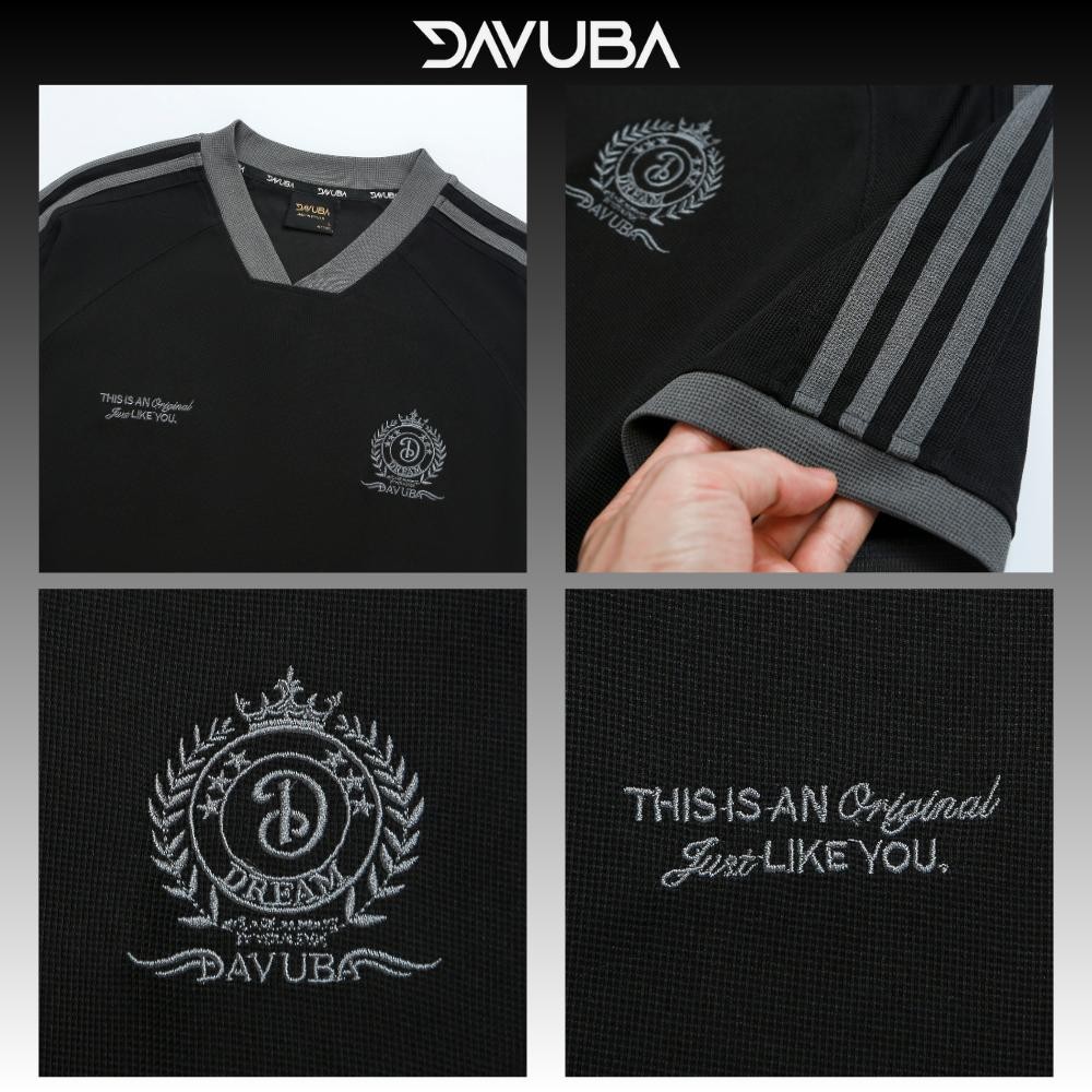 DAVUBA - [Deal Mở Bán] Áo Thun Jersey Tee Waffle nam nữ cộc tay SM138 | BigBuy360 - bigbuy360.vn