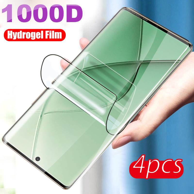 4 Miếng Dán Bảo Vệ Màn Hình Hydrogel Cho Tecno Spark 20 Pro Plus 4g Phim Bảo Vệ Spark20 C 20C 20Pro + Điện Thoại Spark20C Không Kính