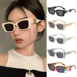  Kính râm gọng nhỏ ống rộng Kính râm gọng chữ nhật chống tia cực tím Kính Unisex