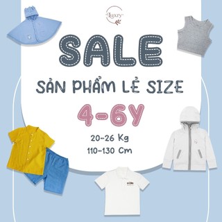 (SALE LẺ SIZE) Đầy đủ các mẫu cho bé 4 tuổi đến 6 tuổi Luxry vải sợi tre