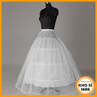 Tùng váy 3 tầng phồng mặc trong váy cô dâu, tùng phồng cô dâu, phụ kiện váy cưới E1485