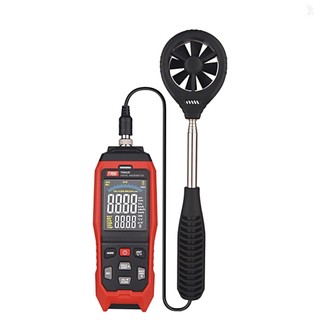 Đồng hồ đo tốc độ gió kỹ thuật số TASI TA642C Đồng hồ đo tốc độ gió cầm tay Đo lưu lượng không khí Tốc độ gió Nhiệt độ gió Màn hình LCD