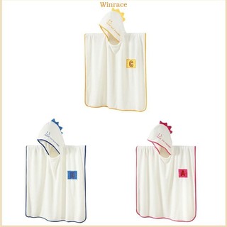 Khăn trùm đầu WRC Khăn tắm lông cừu san hô mềm Áo choàng tắm Poncho cho trẻ sơ sinh Bơi đi biển Accs