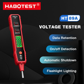 Habotest ht89a ac 12-300v máy kiểm tra điện áp bút điện không tiếp xúc máy dò điện áp ac