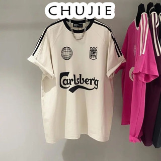 CHUJIE áo phông áo thun nữ croptop baby tee Popular Thể thao Fashion Korean WMY23C0M6I 17Z240426
