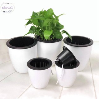 Ahour1 Chậu Hoa Nhựa Nhựa Sân Vườn Cung Cấp Máy Tính Để Bàn Trang Trí Văn Phòng Người Trồng