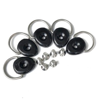 [Sẵn SÀNG] 6x Kayak Paddle D Ring Boat Tie Down Loop Shackle Fishing Rigging Lắp khóa