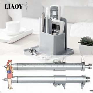 Bút bi có thước đo thiết kế xoay đa năng tiện lợi