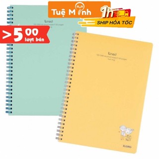  Vở Klong B5 120 trang VPPTUEMINH kẻ ngang bìa nhựa lò xo kép Lined sổ KLong MS 581 