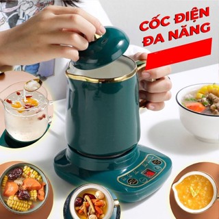 Dụng Cụ Chưng Yến - Thố Chưng Yến Điện, Cốc Chưng Yến Điện Đa Năng 500ML, Hầm, Hâm, Ủ Cháo, Giữ Nóng Thức Ăn, Giữ Nhiệt