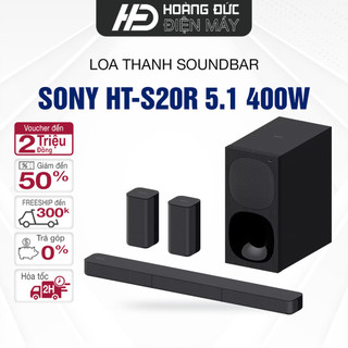 Dàn loa âm thanh soundbar sony 5.1 ht-s20r hàng chính hãng mới 100% bảo hành 12 tháng