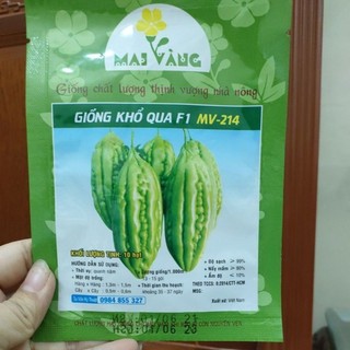 [Gói 10 hạt] Hạt giống Khổ qua F1 (mướp đắng)